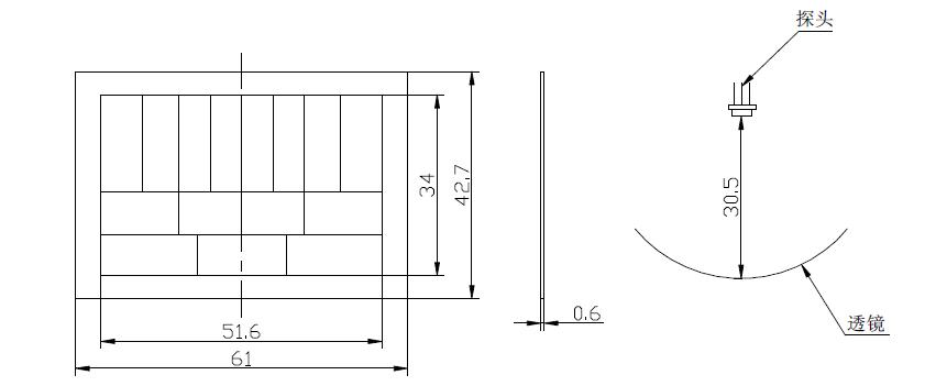 Fresnel Optical Lens Binary Fresnel Diffractive Lens D7002 For Smart Home System