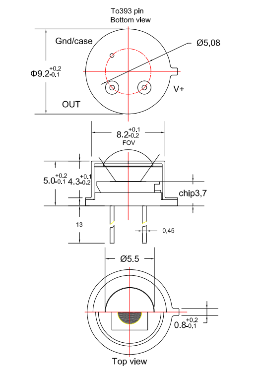 Infrared Flame Detector LCF001 Series